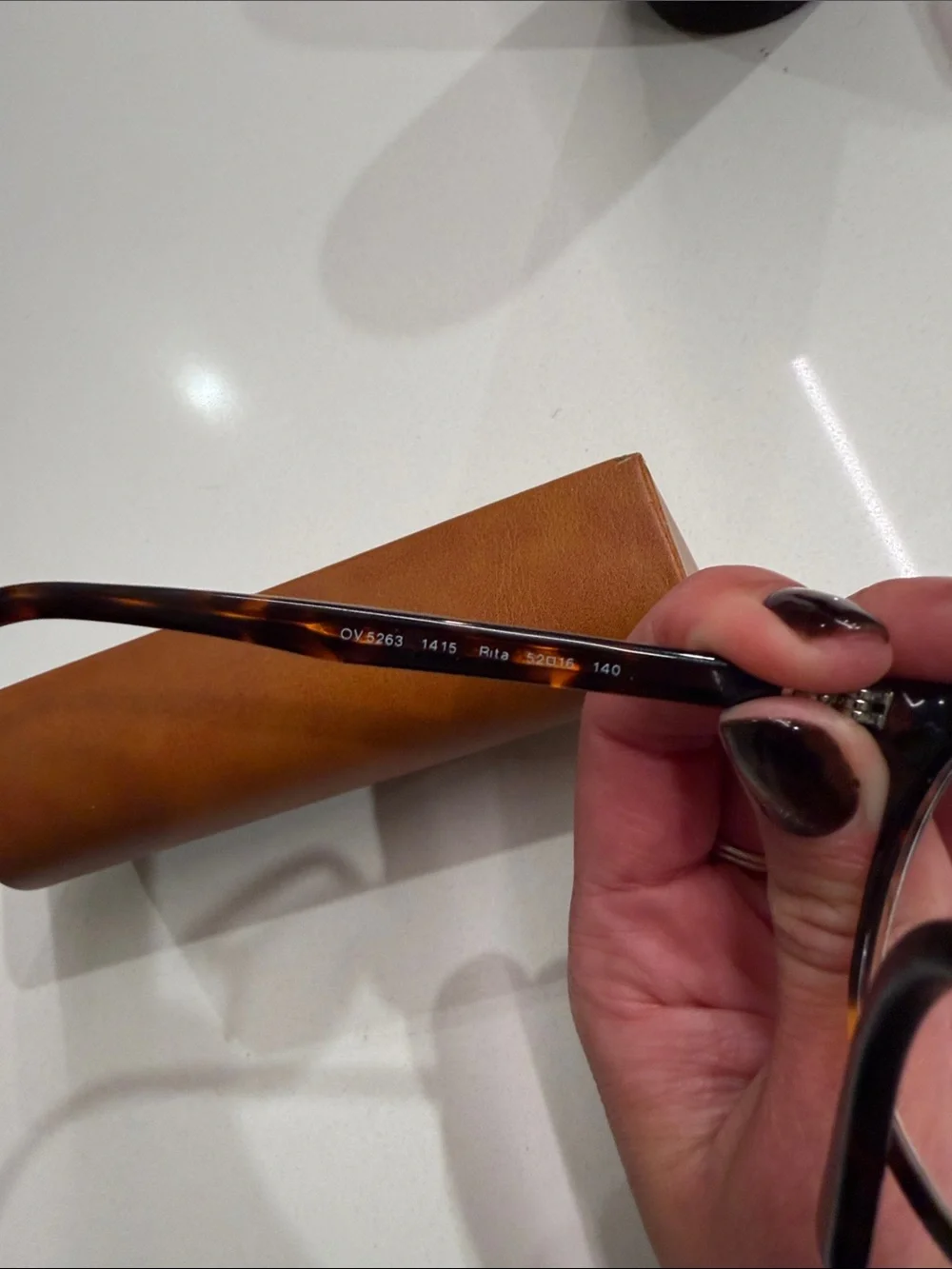 Oliver Peoples Rita OV5263 1415 Tortoise Glasses Frames 52-16-140 + Suede Case